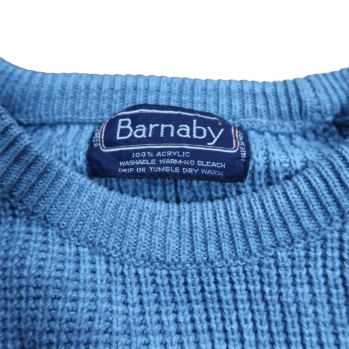 Barnaby Acryl Knit Sweater Blue Gradation | Vintage.City 古着屋、古着コーデ情報を発信