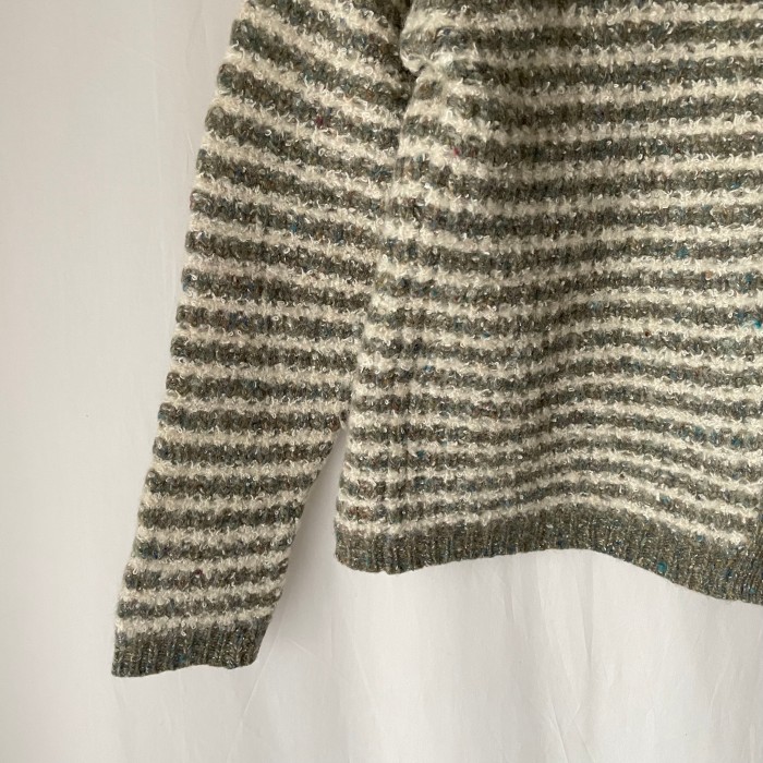 border knit cardigan | Vintage.City 빈티지숍, 빈티지 코디 정보