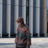 " Euro made " Knit Jacket All-over pattern | Vintage.City 古着屋、古着コーデ情報を発信