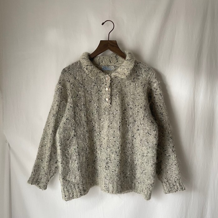 shaggy nep sweater | Vintage.City 古着屋、古着コーデ情報を発信