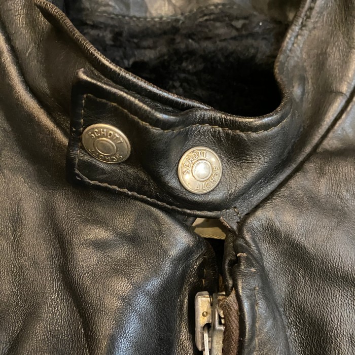 ビンテージ 70年代 ショット シングル レザージャケット ブラック | Vintage.City 古着屋、古着コーデ情報を発信