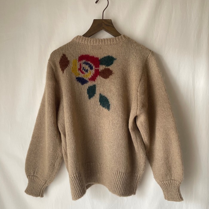 flower knit cardigan | Vintage.City 古着屋、古着コーデ情報を発信