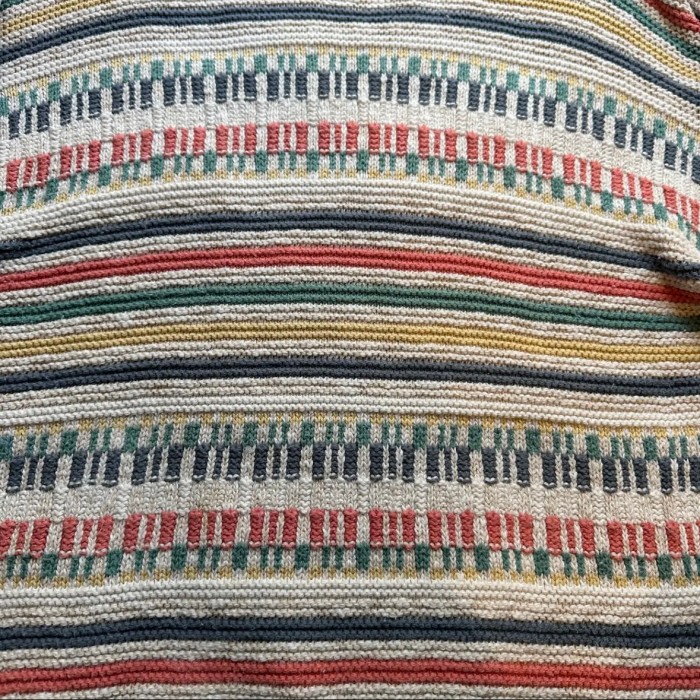 80s Eddie Bauer mulch border cotton knit | Vintage.City 古着屋、古着コーデ情報を発信