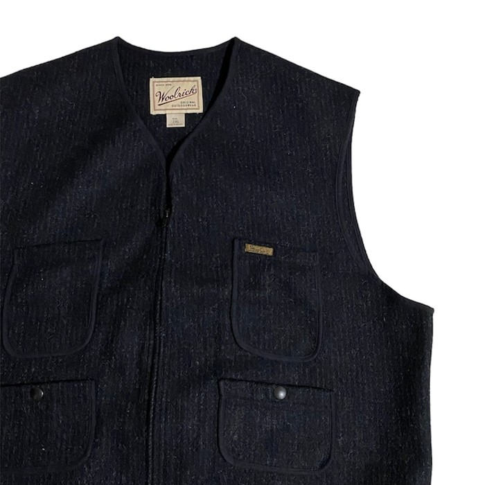 90's Wool Rich Wool Vest Black | Vintage.City 빈티지숍, 빈티지 코디 정보