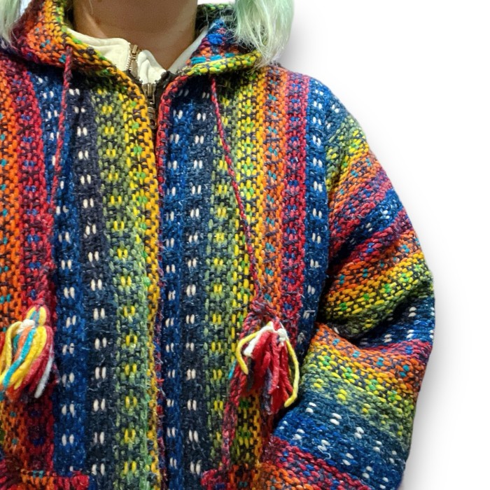 Ecuador rainbow cardigan/3068 | Vintage.City 古着屋、古着コーデ情報を発信