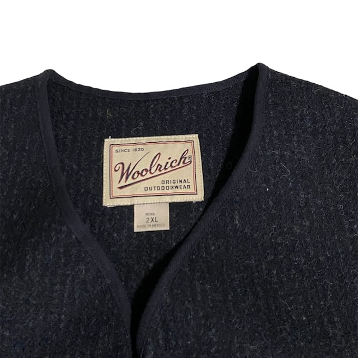 90's Wool Rich Wool Vest Black | Vintage.City 古着屋、古着コーデ情報を発信