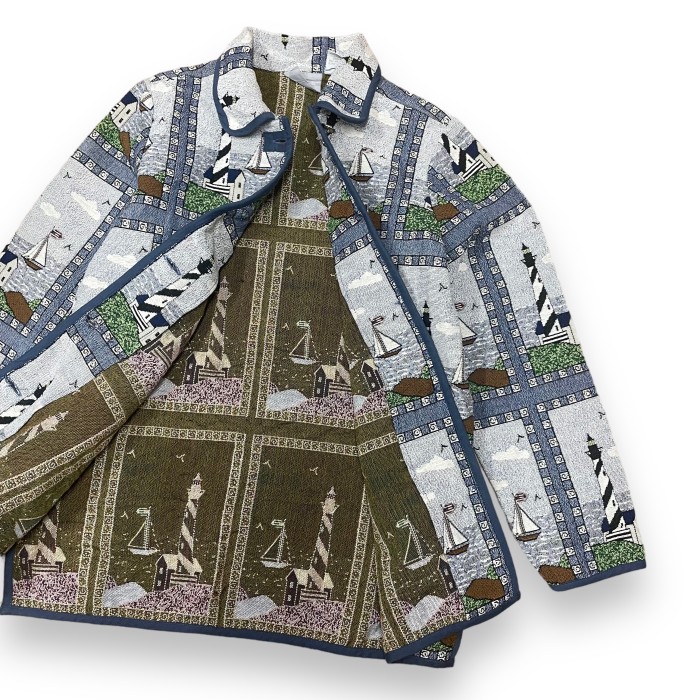 "Blair“ gobelin weave tapestry jacket / ブレイアー ゴブラン織 タペストリージャケット | Vintage.City 빈티지숍, 빈티지 코디 정보