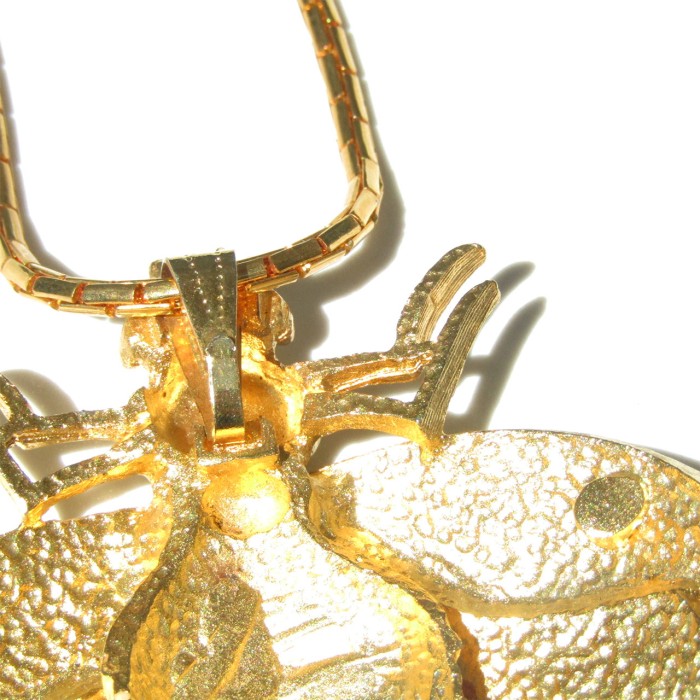 70s Vintage bee motif enamel necklace | Vintage.City 古着屋、古着コーデ情報を発信