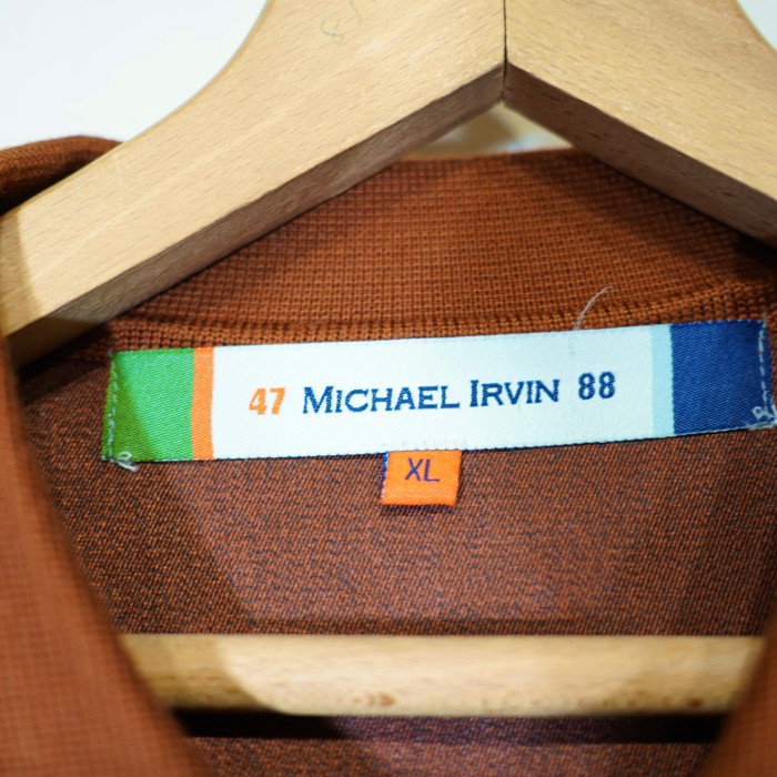 *SPECIAL ITEM* USA VINTAGE MICHAEL IRVIN 88 3D KNIT SWITCHED DESIGN SHIRT/アメリカ古着3Dニット切替デザインシャツ | Vintage.City 古着屋、古着コーデ情報を発信
