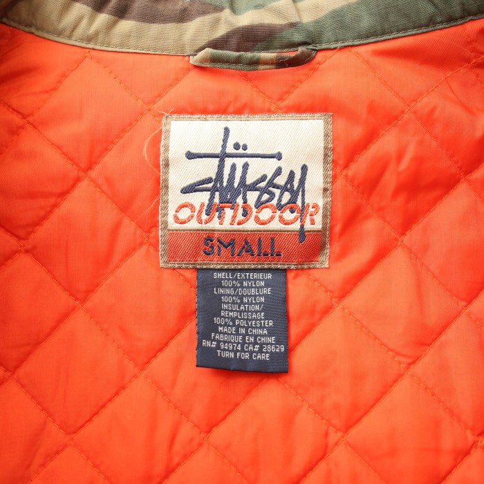90s ステューシー カモフラ ジャケット Stussy Outdoor BDU Batting Jacket | Vintage.City 古着屋、古着コーデ情報を発信
