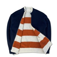 90s wool zip-up knit | Vintage.City 古着屋、古着コーデ情報を発信