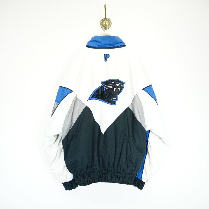 *SPECIAL ITEM* USA VINTAGE PRO LAYER NFL CAROLINA PANTHERS TEAM DESIGN ZIP UP BLOUSON/アメリカ古着NFLチームデザインジップアップブルゾン | Vintage.City 빈티지숍, 빈티지 코디 정보