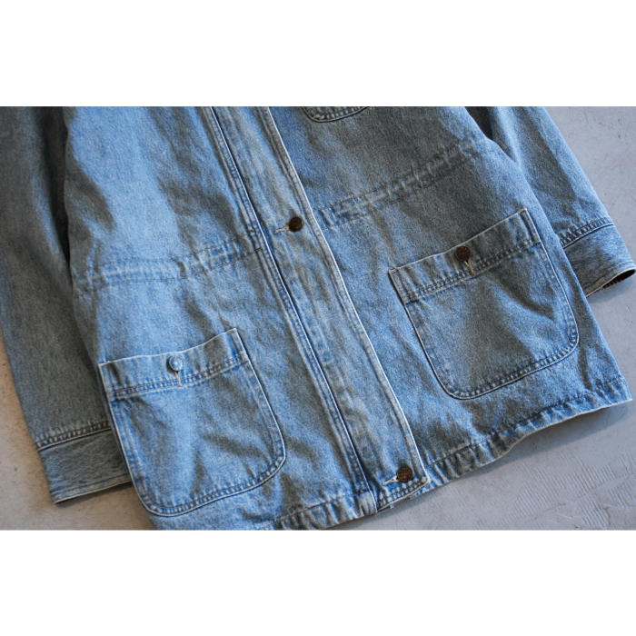 Vintage Denim Coverall Jacket | Vintage.City 古着屋、古着コーデ情報を発信