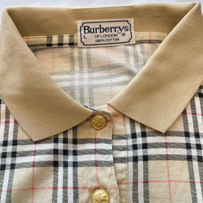 90s Burberrys L/S Polo | Vintage.City 古着屋、古着コーデ情報を発信