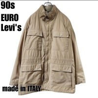 90s　ユーロリーバイス　4ポケット　ジャケット　ベージュ　イタリア製　L相当 | Vintage.City 古着屋、古着コーデ情報を発信