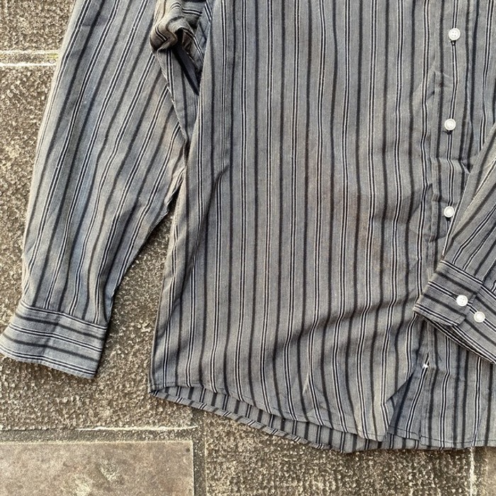 ブラック ストライプシャツ | Vintage.City 古着屋、古着コーデ情報を発信
