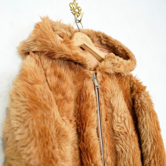 vintage fur blouson身幅57