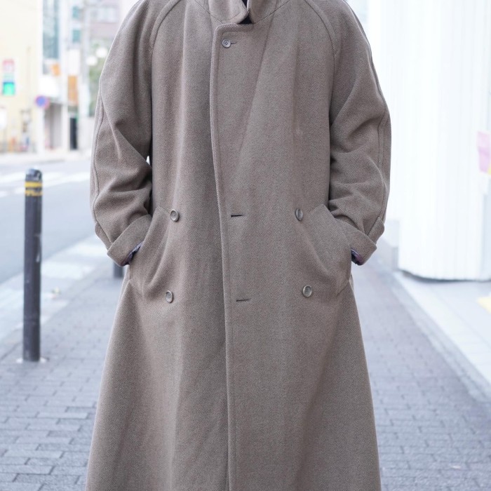 70’s- “BONGARDI” wool×nylon trench coat from Germany | Vintage.City 古着屋、古着コーデ情報を発信