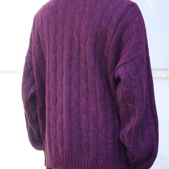 90’s “RIVER PARK” alpaca mix sweater Made in Italy | Vintage.City 古着屋、古着コーデ情報を発信