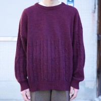 90’s “RIVER PARK” alpaca mix sweater Made in Italy | Vintage.City 빈티지숍, 빈티지 코디 정보