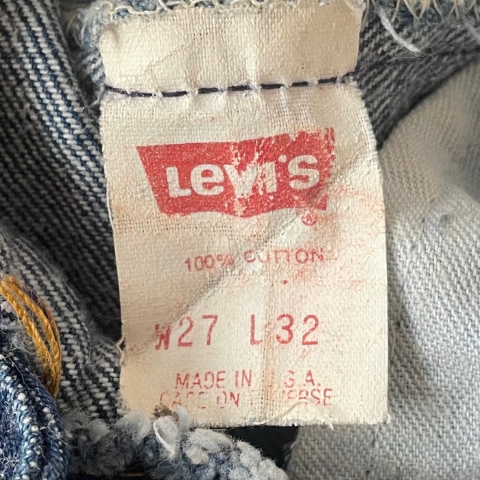 90s Madein USA Levi's 701 アメリカ製リーバイス ハイウエストデニムパンツ　W27 | Vintage.City 빈티지숍, 빈티지 코디 정보