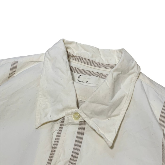 60s~ ITALIAN MILITARY Prisoner Stripe Shirt | Vintage.City Vintage Shops, Vintage Fashion Trends