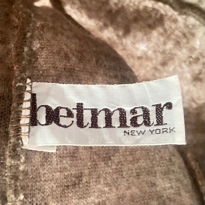 Betmar newyork ベージュ フェイクファー ハット faixfur | Vintage.City 古着屋、古着コーデ情報を発信