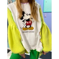 remake／Mickey mouse docking knit | Vintage.City 빈티지숍, 빈티지 코디 정보