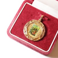1986s Gold state medal Everlasting Love by Moshe Castel | Vintage.City Vintage Shops, Vintage Fashion Trends