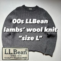 00s LLBean lambs’ wool knit sweater “size L” 2000年代 エルエルビーン ラムウールニット | Vintage.City Vintage Shops, Vintage Fashion Trends