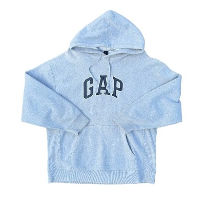 old gap reverseweave logo hoodie | Vintage.City 古着屋、古着コーデ情報を発信