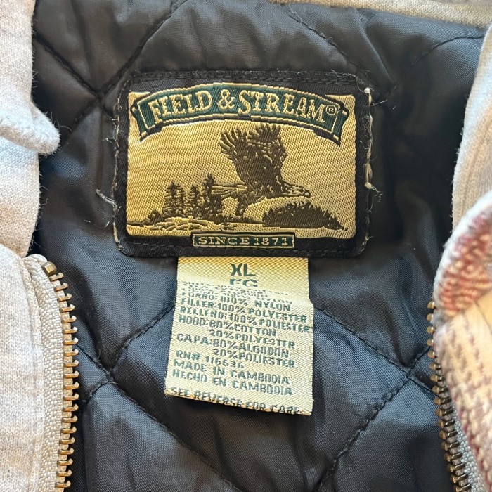 90's Field & Stream Heavy flannel hooded shirts | Vintage.City 古着屋、古着コーデ情報を発信