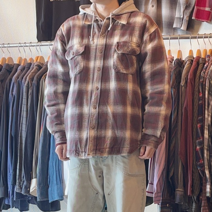 90's Field & Stream Heavy flannel hooded shirts | Vintage.City Vintage Shops, Vintage Fashion Trends