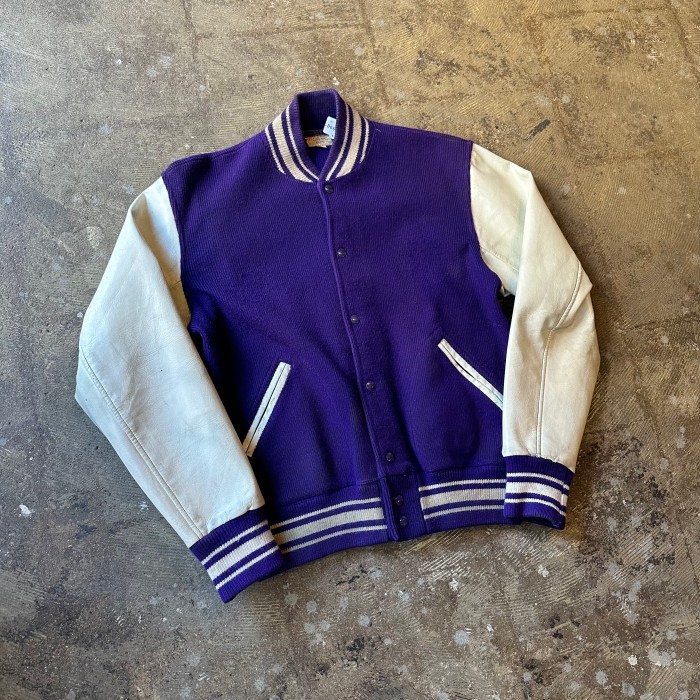 60s〜  Knit×Leather Award Jacket | Vintage.City 古着屋、古着コーデ情報を発信