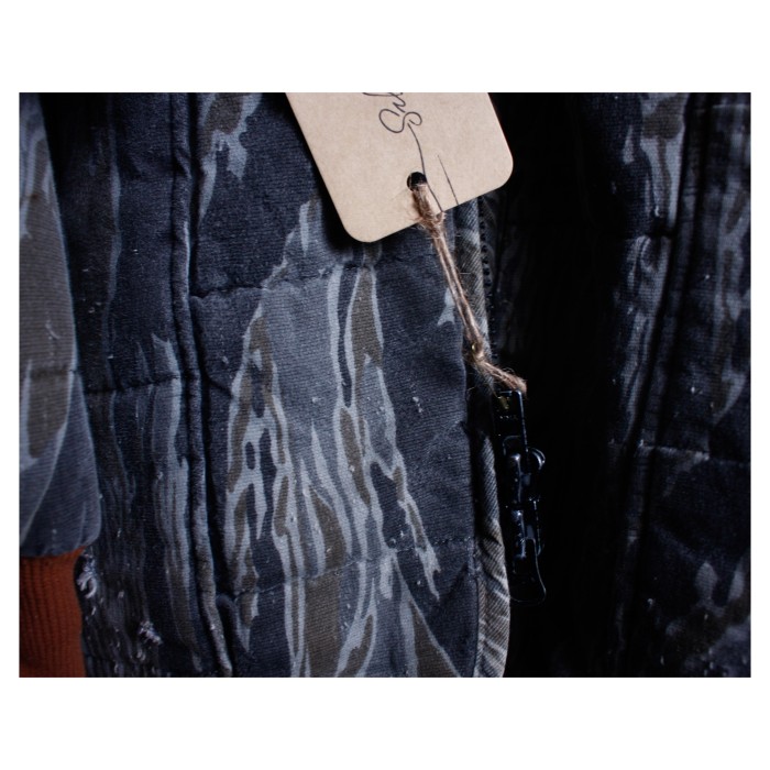 90s‘ ideal quilting  jacket / タイガーストライプカモキルティングジャケット | Vintage.City 빈티지숍, 빈티지 코디 정보