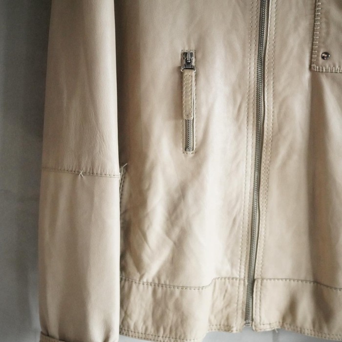 “conbipel” leather jacket | Vintage.City 古着屋、古着コーデ情報を発信