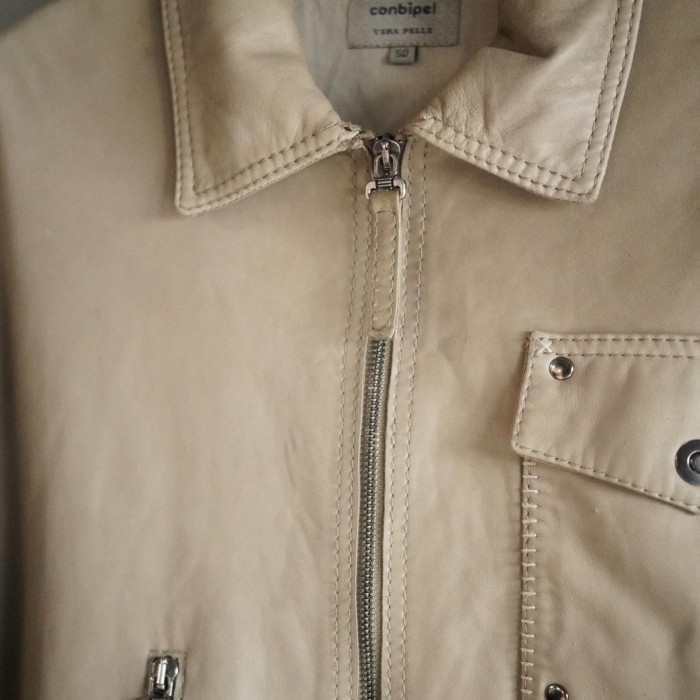 “conbipel” leather jacket | Vintage.City 빈티지숍, 빈티지 코디 정보