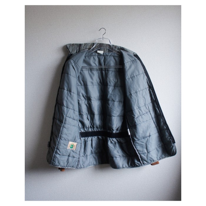90s‘ ideal quilting  jacket / タイガーストライプカモキルティングジャケット | Vintage.City 빈티지숍, 빈티지 코디 정보