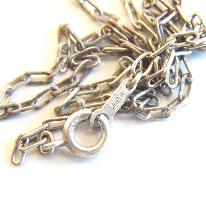 Vintage lily design silver necklace | Vintage.City 古着屋、古着コーデ情報を発信