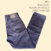 90's Euro Levi's MADE IN ITALY - W34 L32 | Vintage.City 빈티지숍, 빈티지 코디 정보