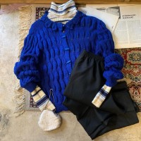 us vintage hand knit cardigan | Vintage.City 古着屋、古着コーデ情報を発信