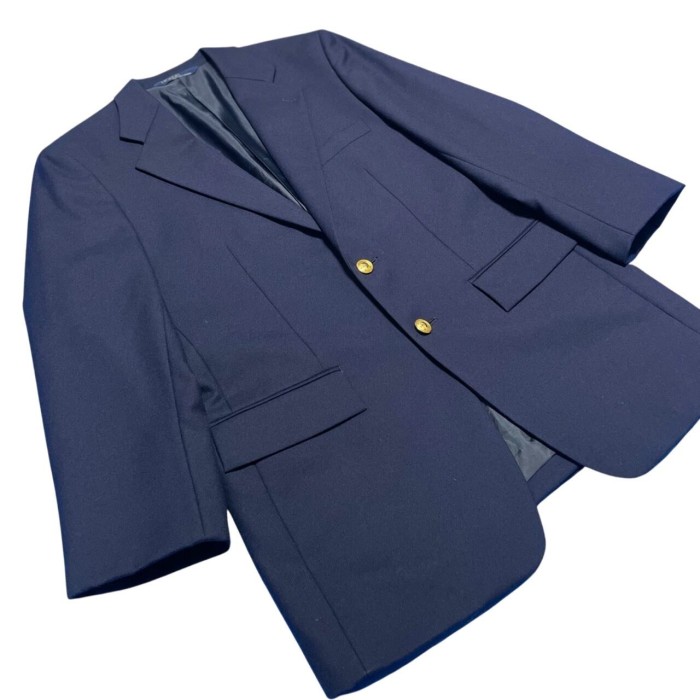 Polo by Ralph Lauren：90’s navy blazer | Vintage.City 빈티지숍, 빈티지 코디 정보