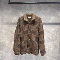 brown Knit cardigan | Vintage.City 古着屋、古着コーデ情報を発信