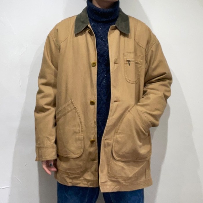 old " L.L.bean " duck cloth hunting style jacket with thinsulate liner | Vintage.City 古着屋、古着コーデ情報を発信