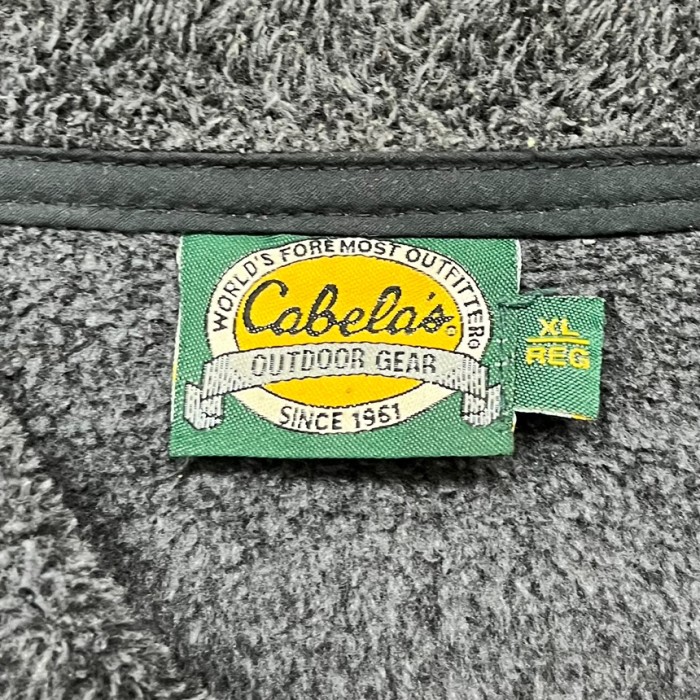 90'S CABELA'S シャギーフリース ドリズラージャケット チャコール カナダ製 (VINTAGE) | Vintage.City 古着屋、古着コーデ情報を発信