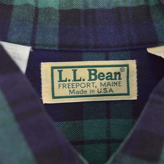 old " L.L.bean " blackwatch pattern chamois cloth shirts | Vintage.City 古着屋、古着コーデ情報を発信
