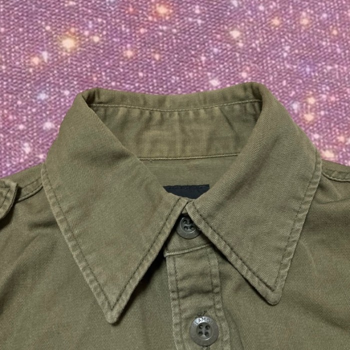 90's 00's OLD Vintage "HYSTERIC GLAMOUR"   "REAL COOL TIME" military shirt | Vintage.City 古着屋、古着コーデ情報を発信