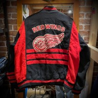90s NUTMEG NHL DETROIT RED WING スタジャン レッドウィング | Vintage.City 빈티지숍, 빈티지 코디 정보