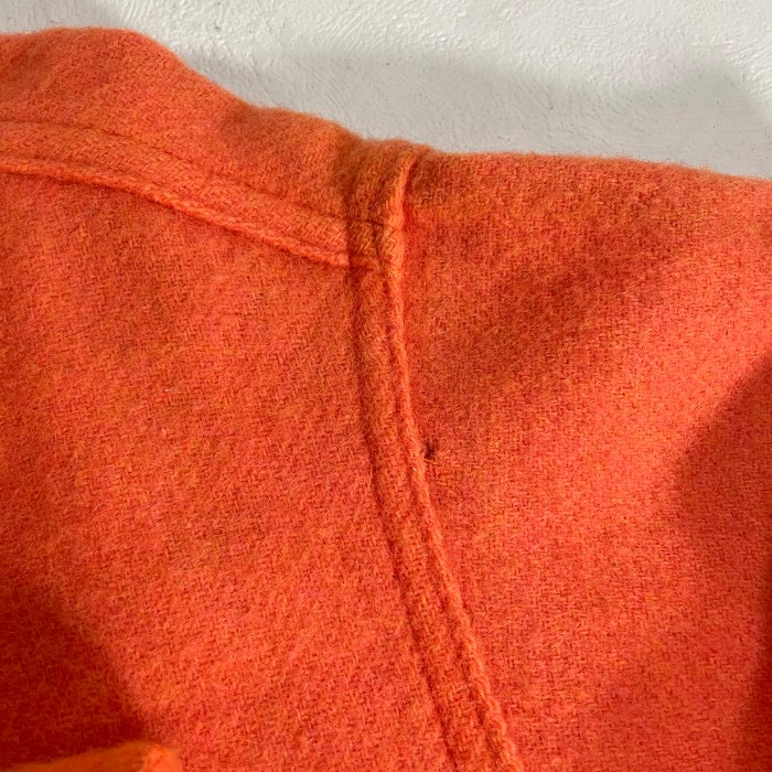 70s USA製 WOOLRICH Chamois Cloth Shirt ウールリッチ シャモアクロス シャツ オレンジ | Vintage.City 古着屋、古着コーデ情報を発信
