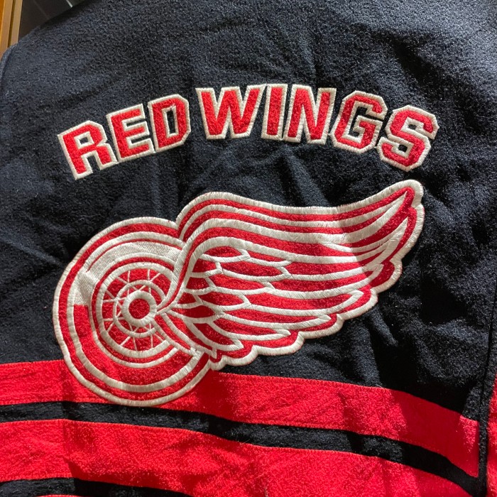 90s NUTMEG NHL DETROIT RED WING スタジャン レッドウィング | Vintage.City 古着屋、古着コーデ情報を発信